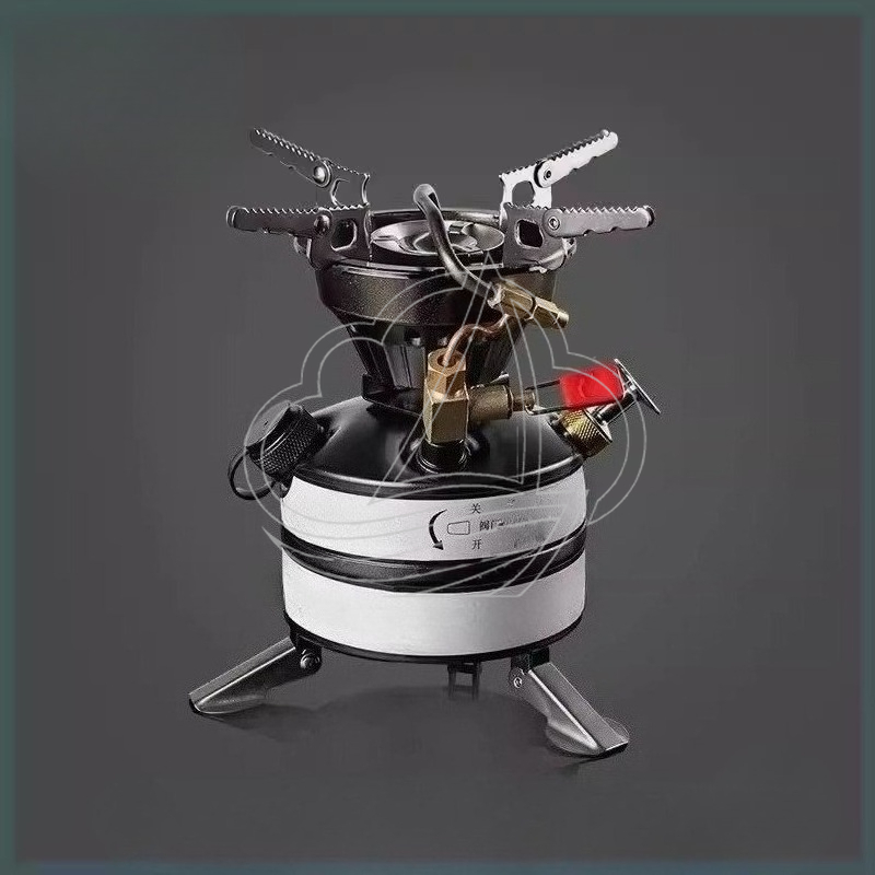 Camping Cooking - オールインワンポータブルキャンプストーブキット、多燃料バーナー、屋外ピクニック調理用