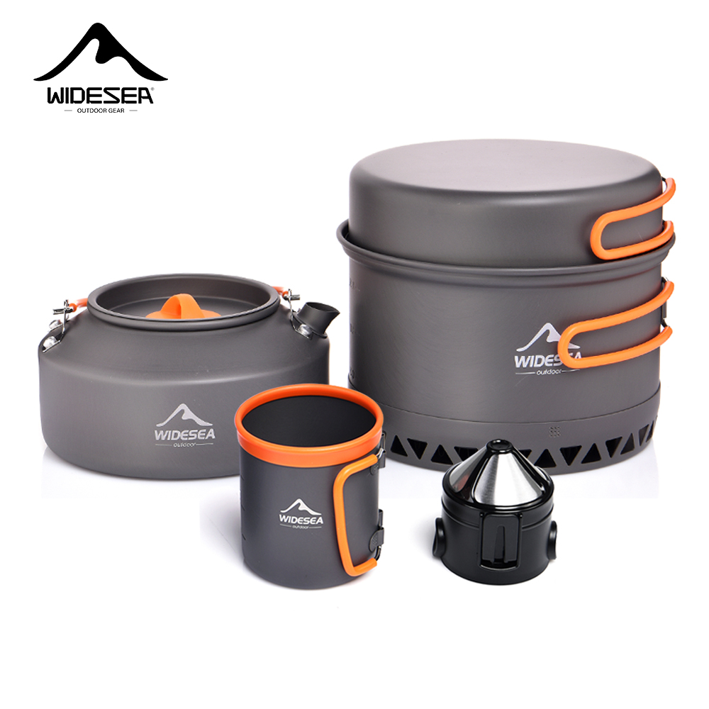 Camping Cooking Equipment - キャンプ食器アウトドア調理器具セットポット観光ケトルコーヒーカップフィルテキッチン用品ギア器具ハイキングピクニック旅行