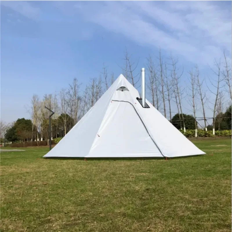 Camping Cooking Top - キャンプ用ルーフトップテント（調理用煙突付き）