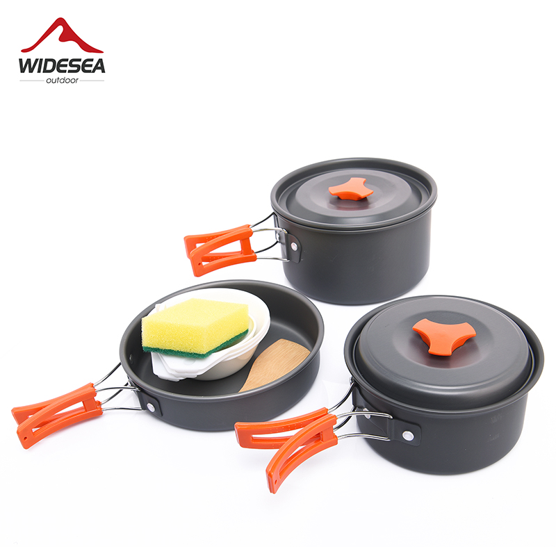 Camping Cooking Kitchen Set - 幅の屋外キャンプ調理器具セット、食器、調理カトラリー、調理器具、調理器具、ハイキング、ピクニック、旅行用品、観光調理器、釣り