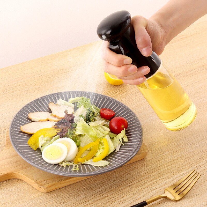 Camping Cooking Vegetables - オイルスプレーボトルアトマイズドオイルスプレーボトルプレス開閉バーベキューキャンプグリルステーキ野菜サラダキッチン用品