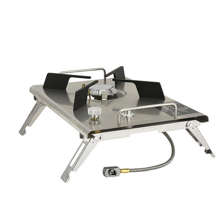 屋外用ストーブ ポータブルテーブル一体型 二役折りたたみ式テ - Camping Cooking Top のレビューと価格