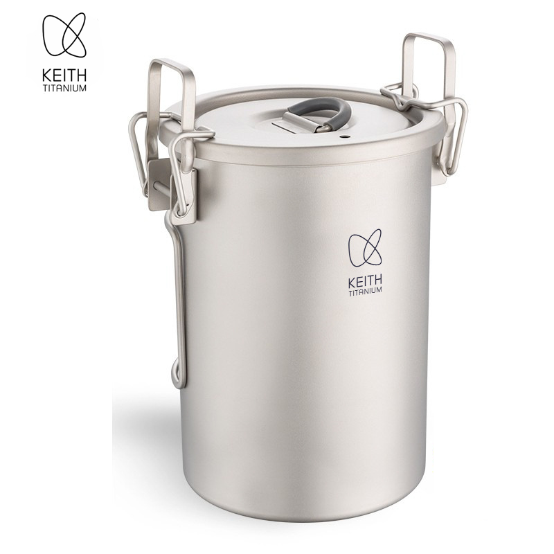 KEITH 純チタン製 炊飯クッカー 900ml 超軽量 折 - Camping Cooking Equipment のレビューと価格