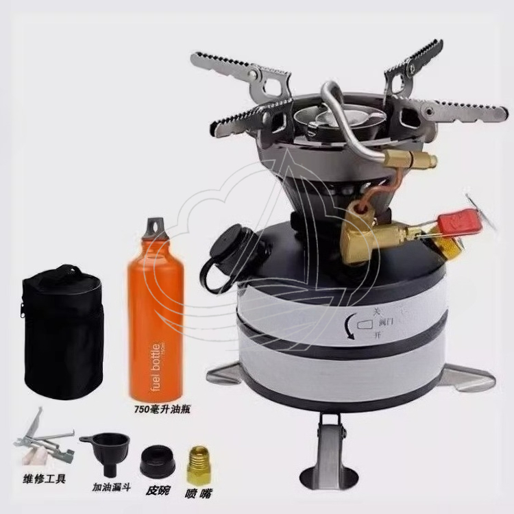 オールインワンポータブルキャンプストーブキット、多燃料バーナ - Camping Cooking のレビューと価格