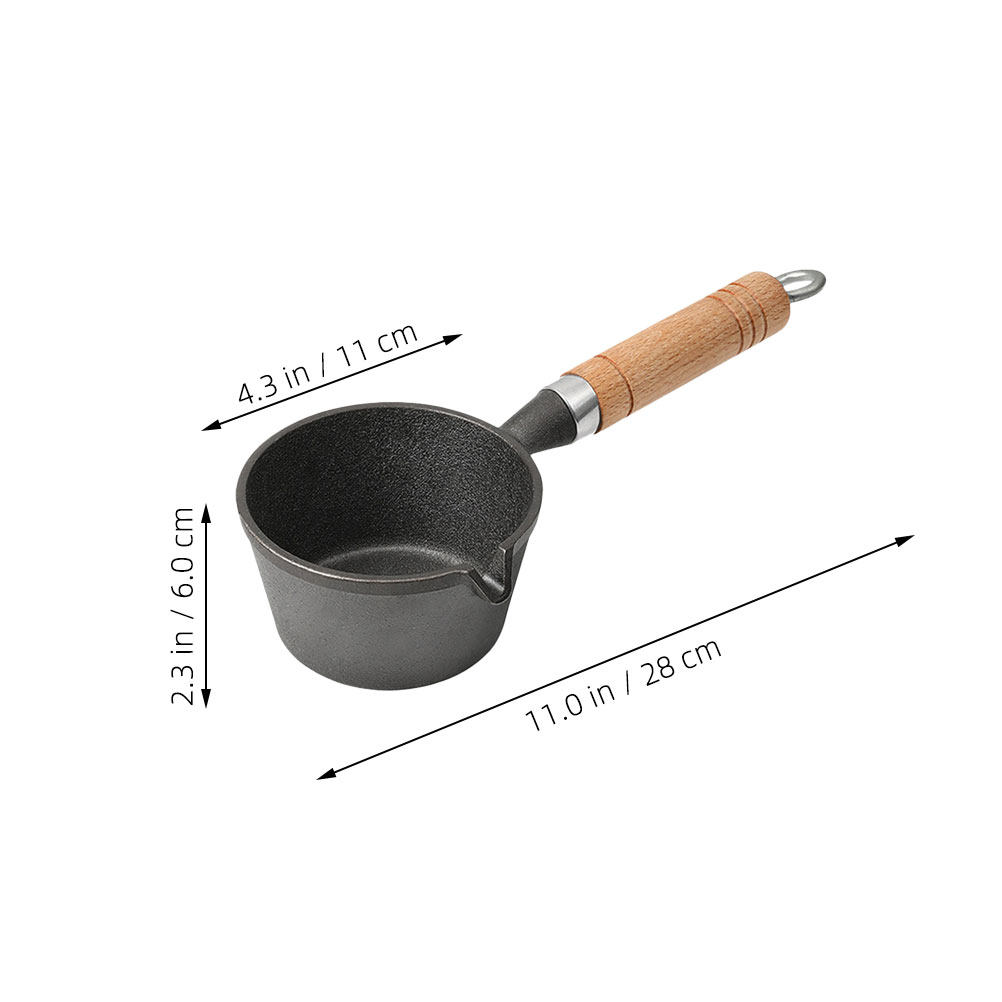 ミニ鋳鉄製ソースパン型エッグパン、コンロトップキャンプ料理用 - Camping Cooking Top のレビューと価格