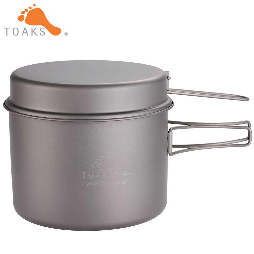 Toaks-超軽量チタンポットフライパン,調理器具セット,ア - Camping Cooking Kitchen Set のレビューと価格