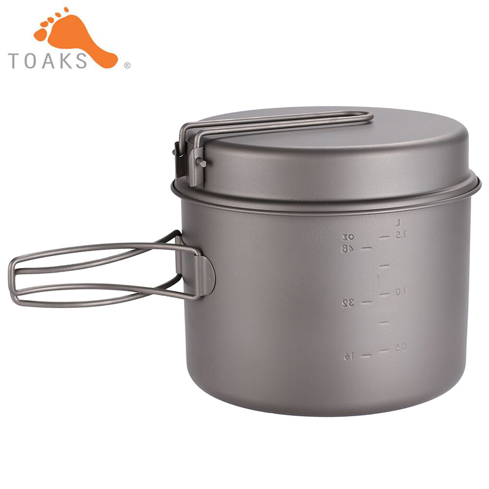 Toaks-超軽量チタンポットフライパン,調理器具セット,ア - Camping Cooking Kitchen Set のレビューと価格