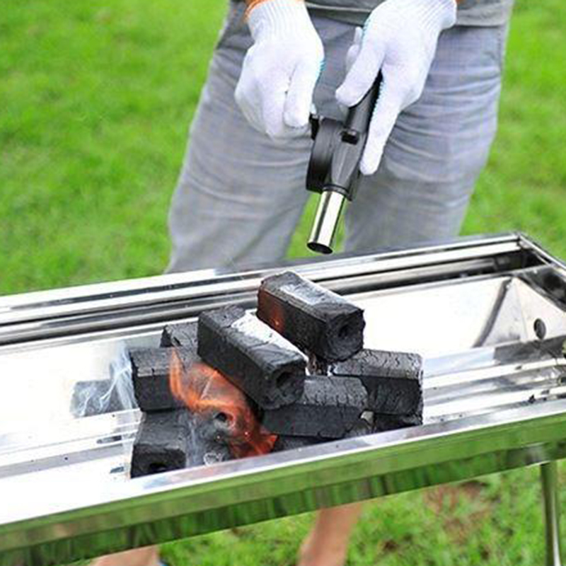 BBQファン送風機、速燃スターター、ポータブル手動クランク、 - Camping Cooking Equipment のレビューと価格