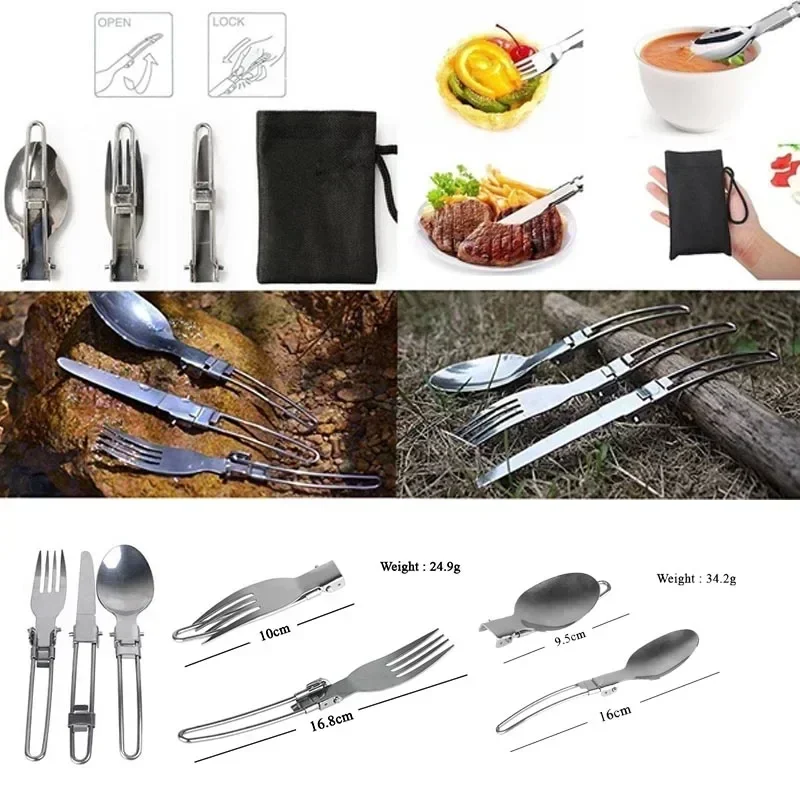 新しいキャンプポットポータブル屋外セットハイキングピクニック - Camping Cooking Kitchen Set のレビューと価格