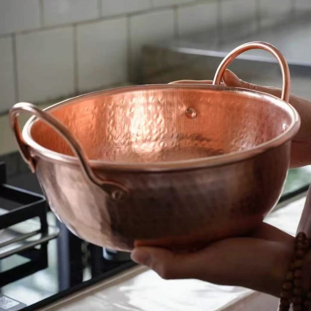 ヴィンテージ銅鍋、キャンプ用フードポット調理器具、煮込みやパ - Vintage Camping Cooking Set のレビューと価格