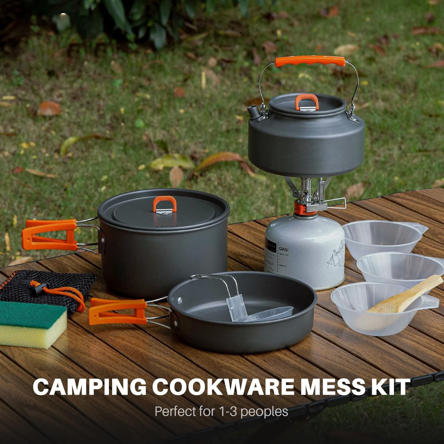 キャンプ用調理器具 キャンプ用ポットとフライパンセット ケト - Camping Cooking Top のレビューと価格