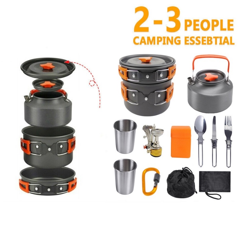 アウトドア キャンプ クッキングセット アウトドア 水沸かし - Camping Cooking Vegetables のレビューと価格