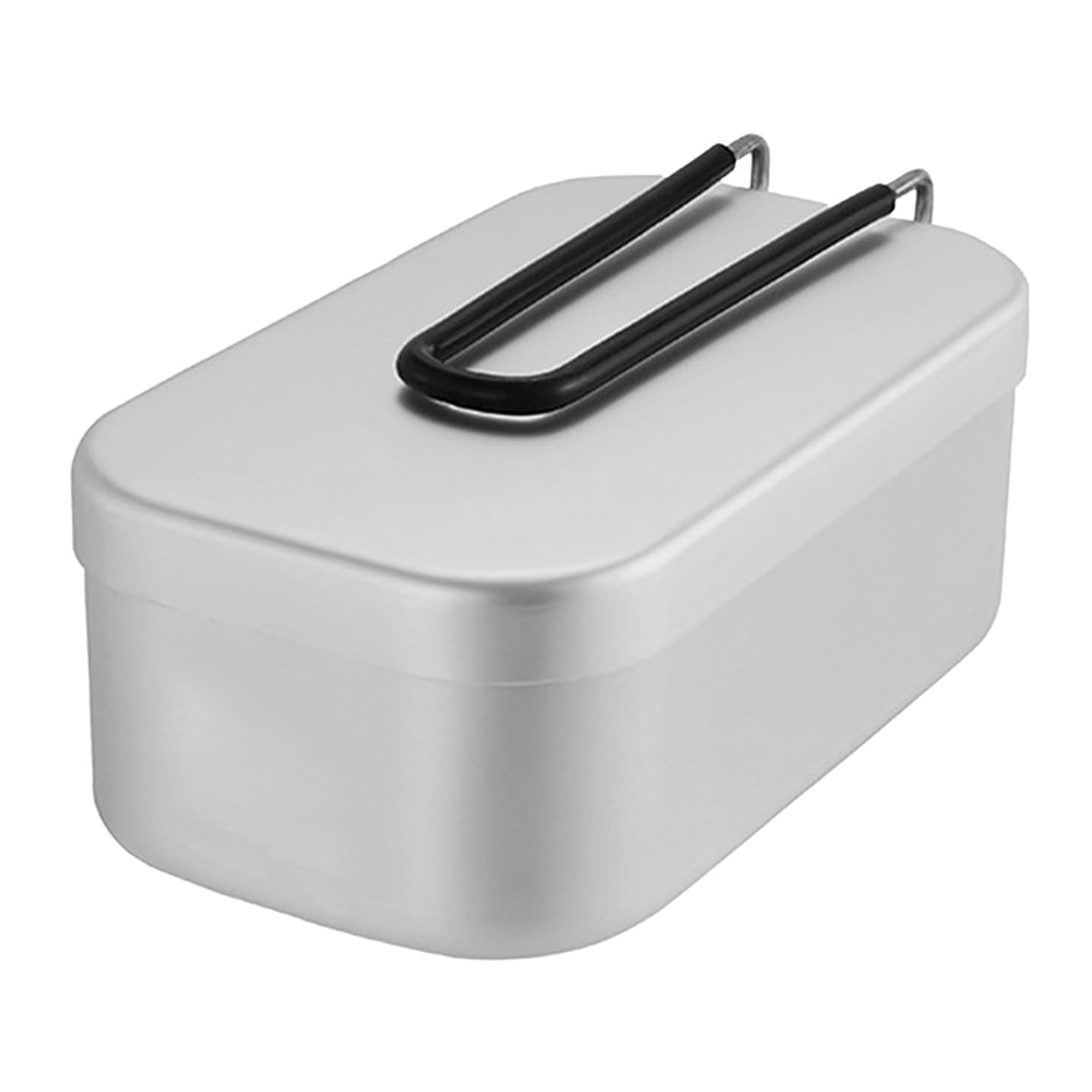 800 ミリリットルアルミ弁当箱屋外キャンプ調理器具食器折り - Camping Cooking Equipment のレビューと価格