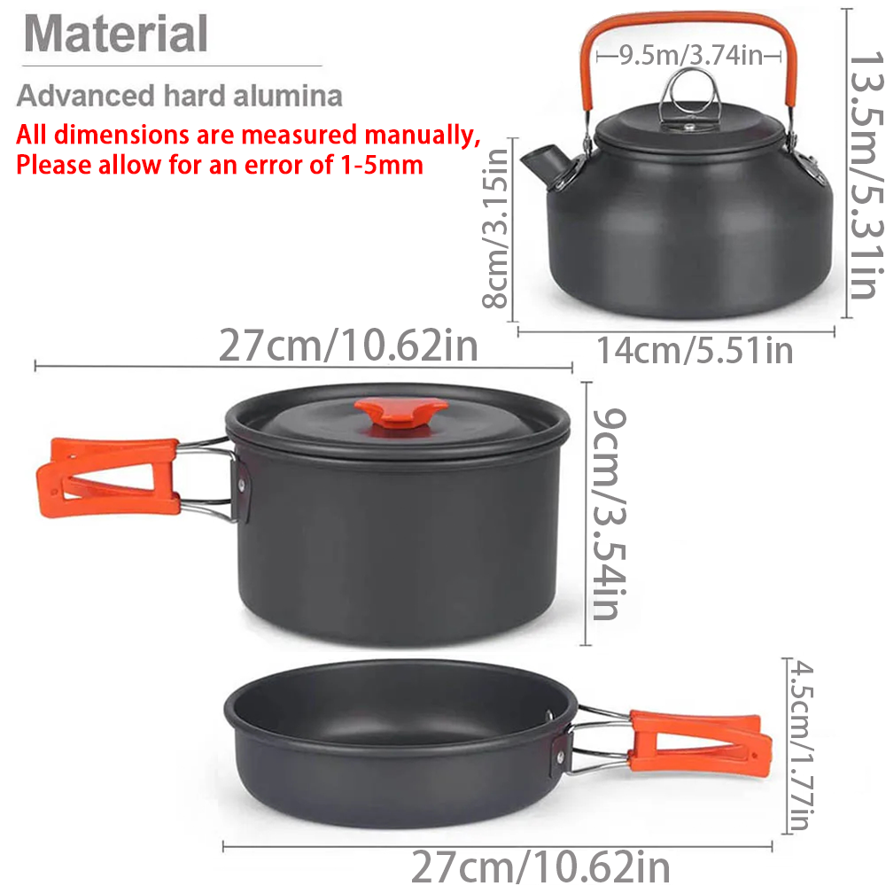1 ピース/1 セットキャンプ調理器具キット屋外調理セットア - Camping Cooking Kitchen Set のレビューと価格