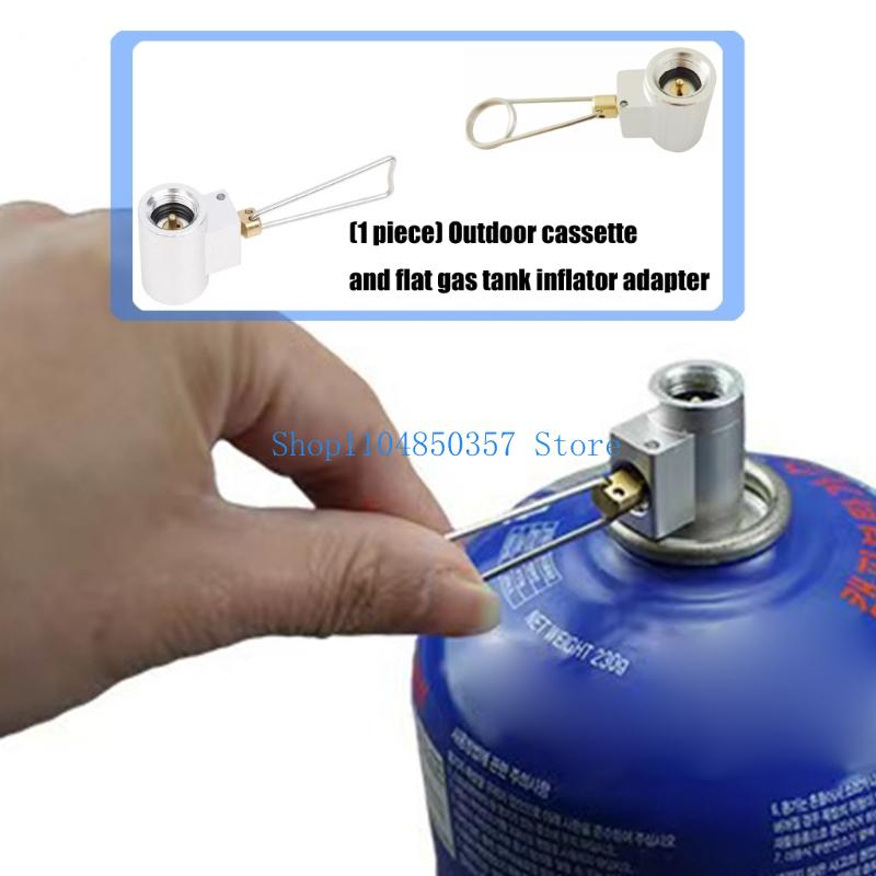 652F キャンプユニバーサルストーブアダプター金属ガスキャ - Camping Cooking Canister のレビューと価格