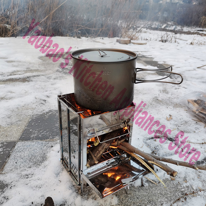 ウッドストーブ アウトドア キャンプ用品 分解可能なポータブ - Camping Cooking Equipment のレビューと価格