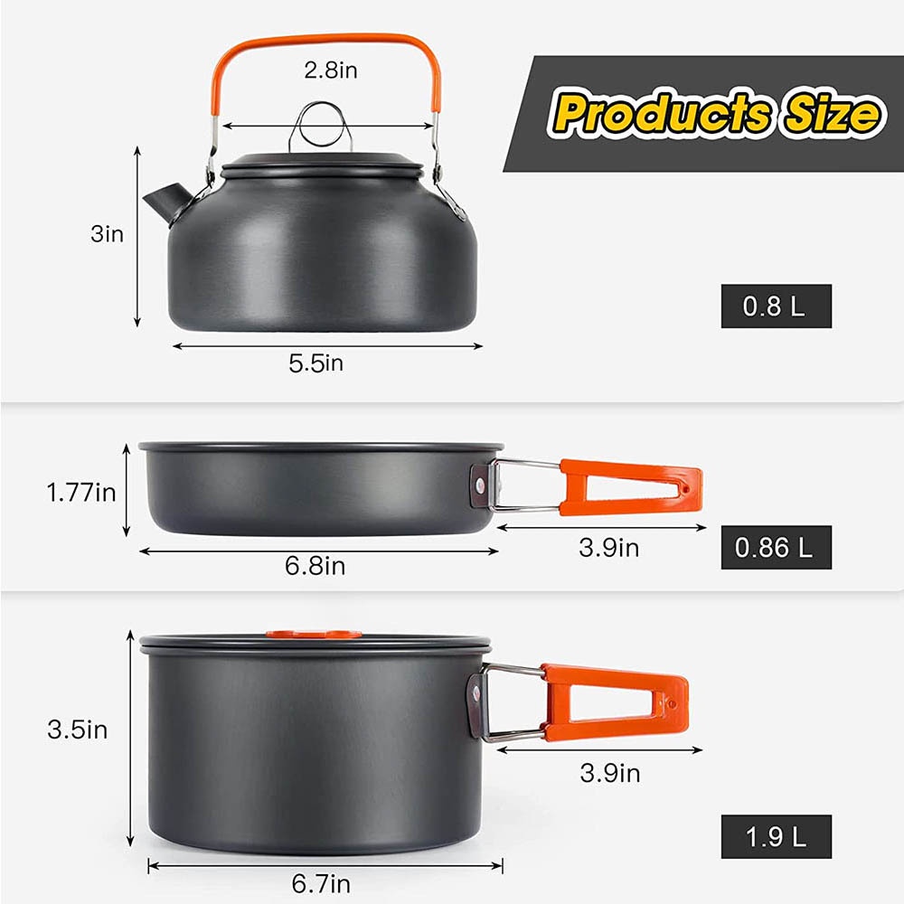 アウトドアキャンプクッキングセット アウトドア用湯沸かし・野 - Camping Cooking Vegetables のレビューと価格