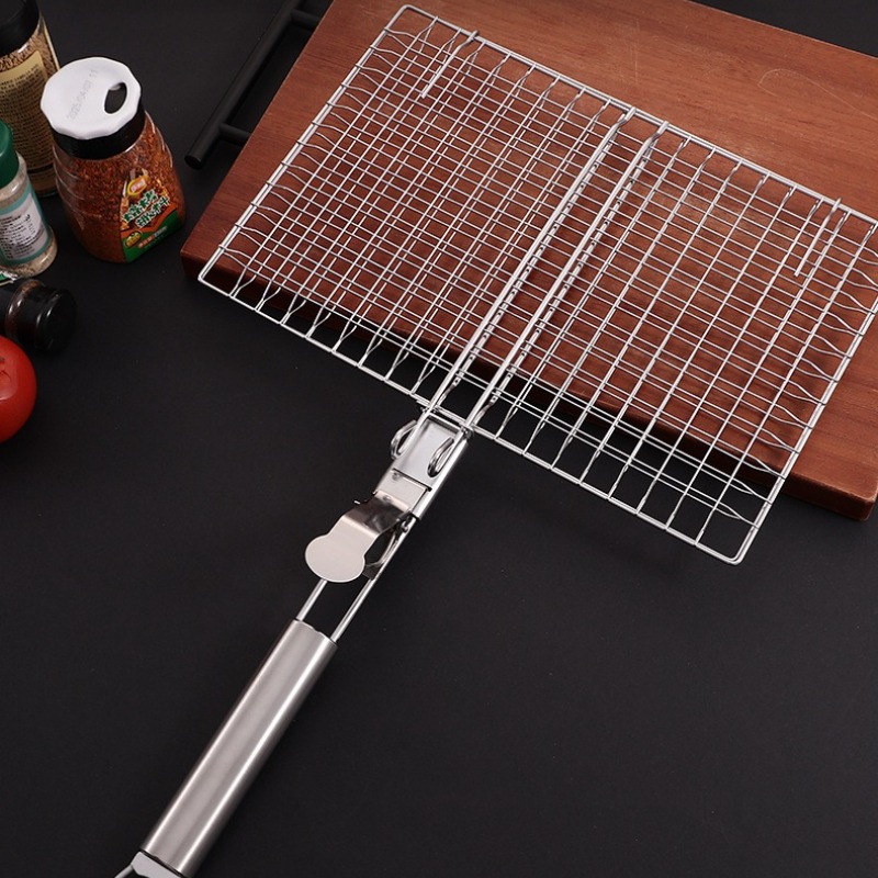 1 セットバーベキューネットバーベキューメッシュハンドル取り - Camping Cooking Bbq のレビューと価格