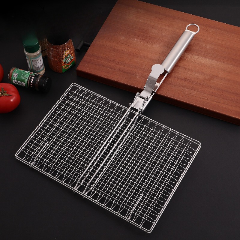 1 セットバーベキューネットバーベキューメッシュハンドル取り - Camping Cooking Bbq のレビューと価格