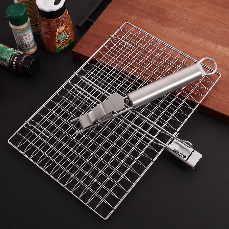 1 セットバーベキューネットバーベキューメッシュハンドル取り - Camping Cooking Bbq のレビューと価格