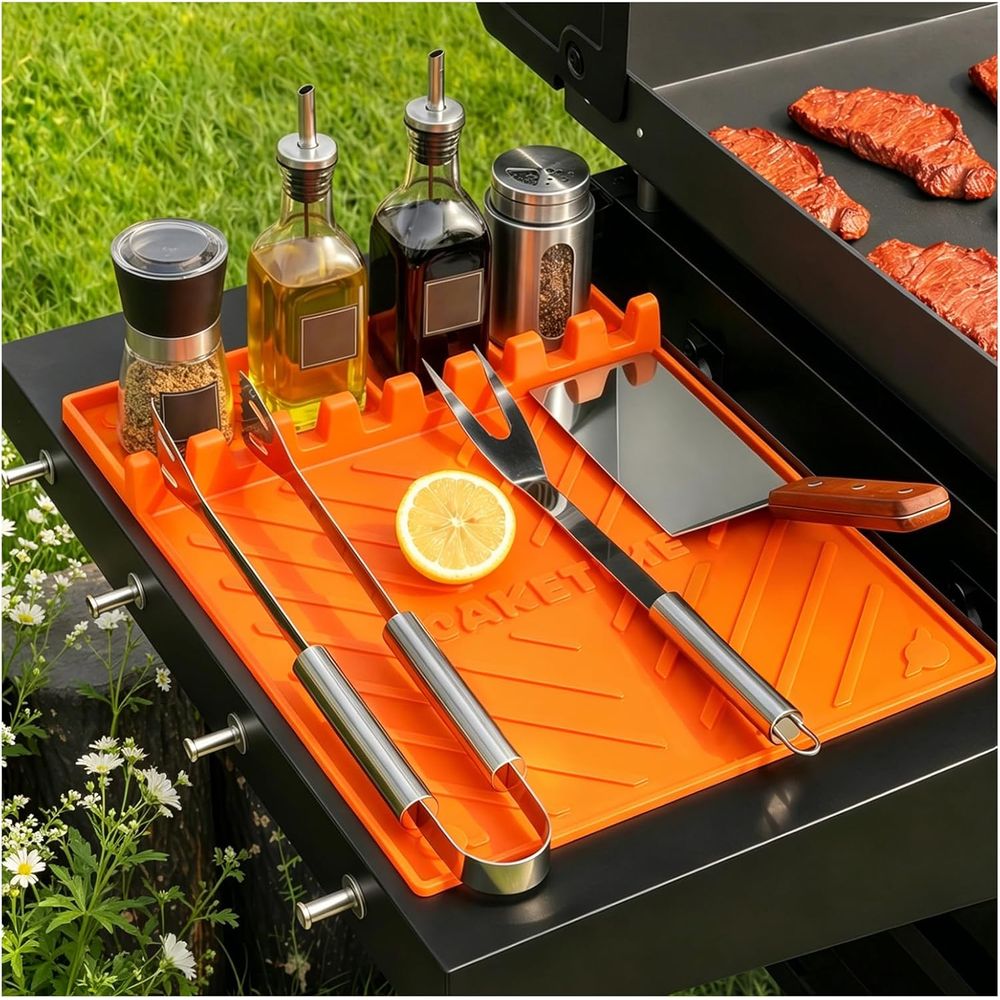 シリコン製グリルマットまたはグリドルアクセサリー、調理キッチ - Camping Cooking Bbq のレビューと価格