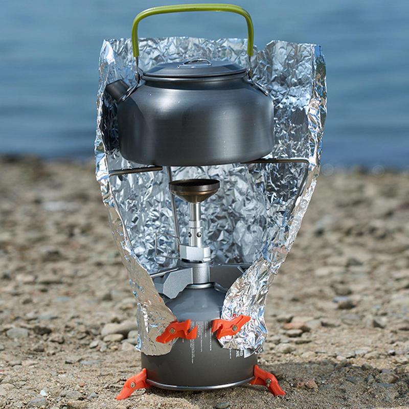 1pc キャンプガスキャニスタースタンドストーブ三脚タンクブ - Camping Cooking Canister のレビューと価格