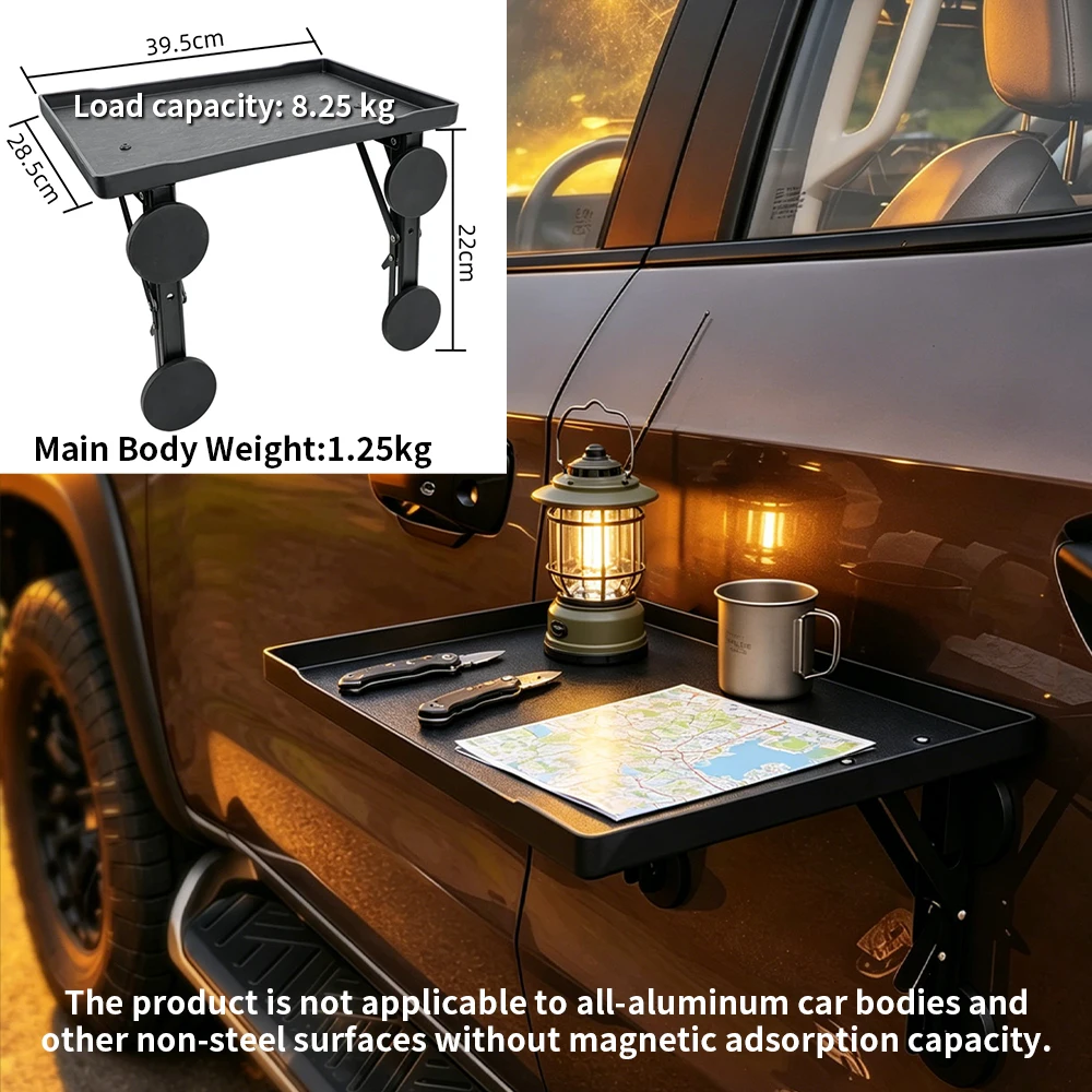 ポータブルカーサイドドアハンギングトレイ折りたたみ式オートテ - Camping Cooking Equipment のレビューと価格