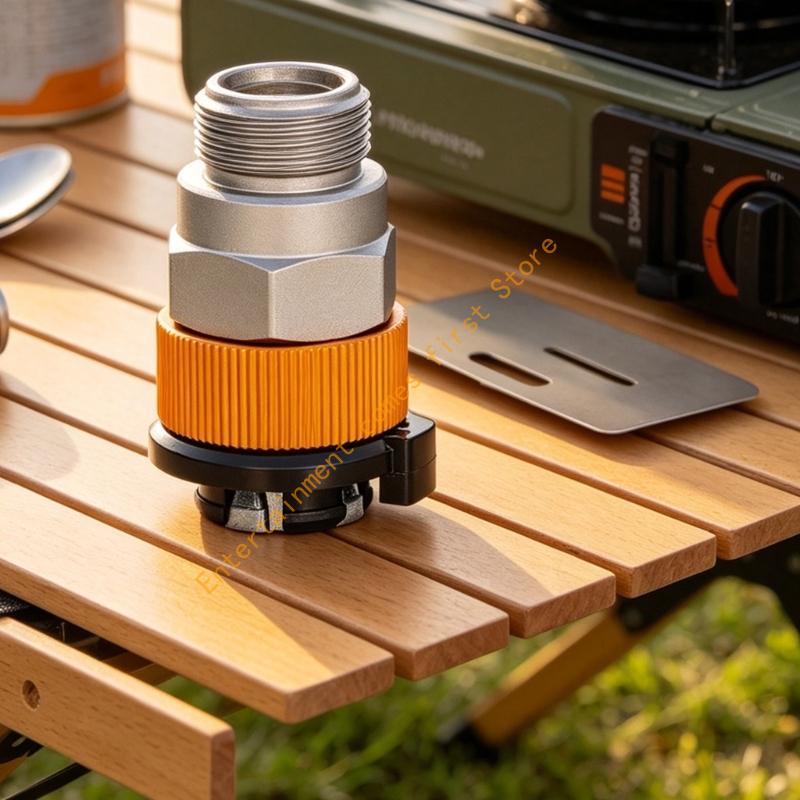 屋外用クッキングキャニスターリンクコネクター、金属ボディ付き - Camping Cooking Canister のレビューと価格