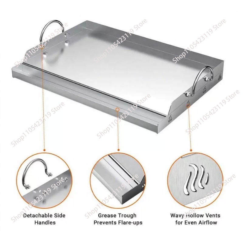ステンレス鋼グリドルBBQツール キャンプグリル、テールゲー - Camping Cooking Top のレビューと価格