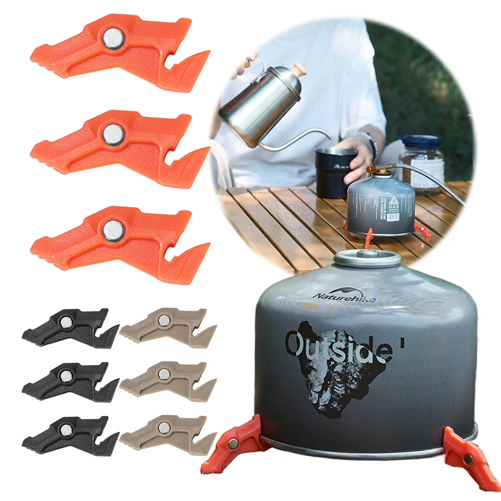 多機能ガスタンクブラケット、磁気三脚、キャンプストーブスタン - Camping Cooking Canister のレビューと価格