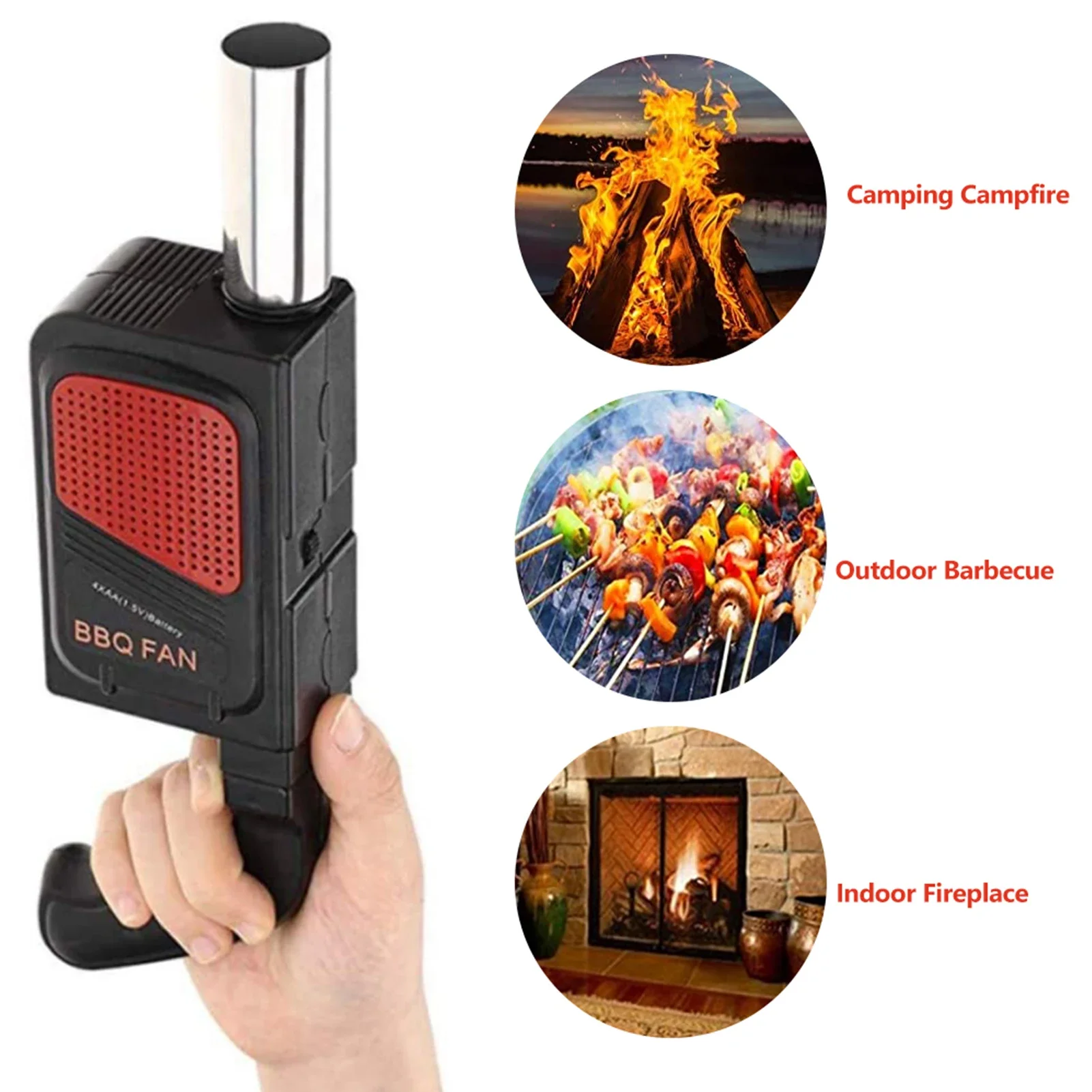 ポータブルハンドヘルド電気バーベキューファン送風機屋外キャン - Camping Cooking Equipment のレビューと価格