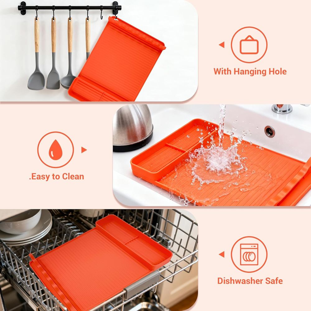 耐熱シリコングリルマット - 16x11.5インチ 滑り止め - Camping Cooking Bbq のレビューと価格