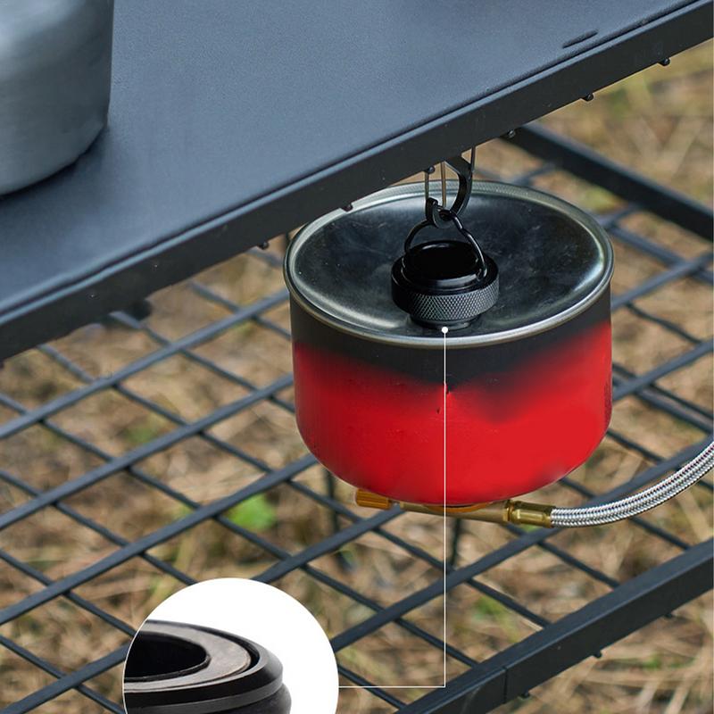 アルミ合金製調理用エアキャニスター蓋、ハンドル付きキャンプバ - Camping Cooking Canister のレビューと価格