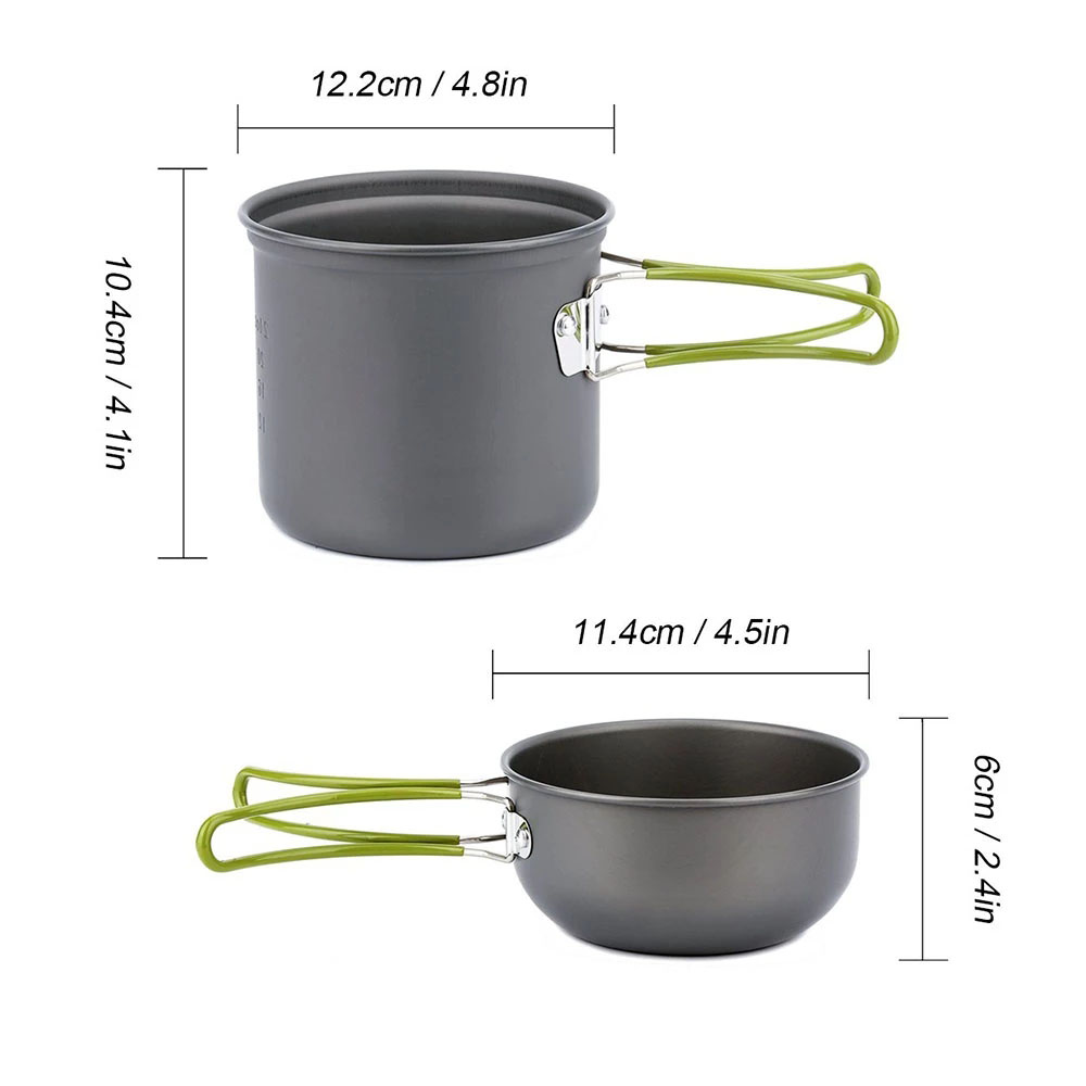 キャンプ調理器具キット ストーブ付き アウトドアクッキングセ - Camping Cooking Kitchen Set のレビューと価格
