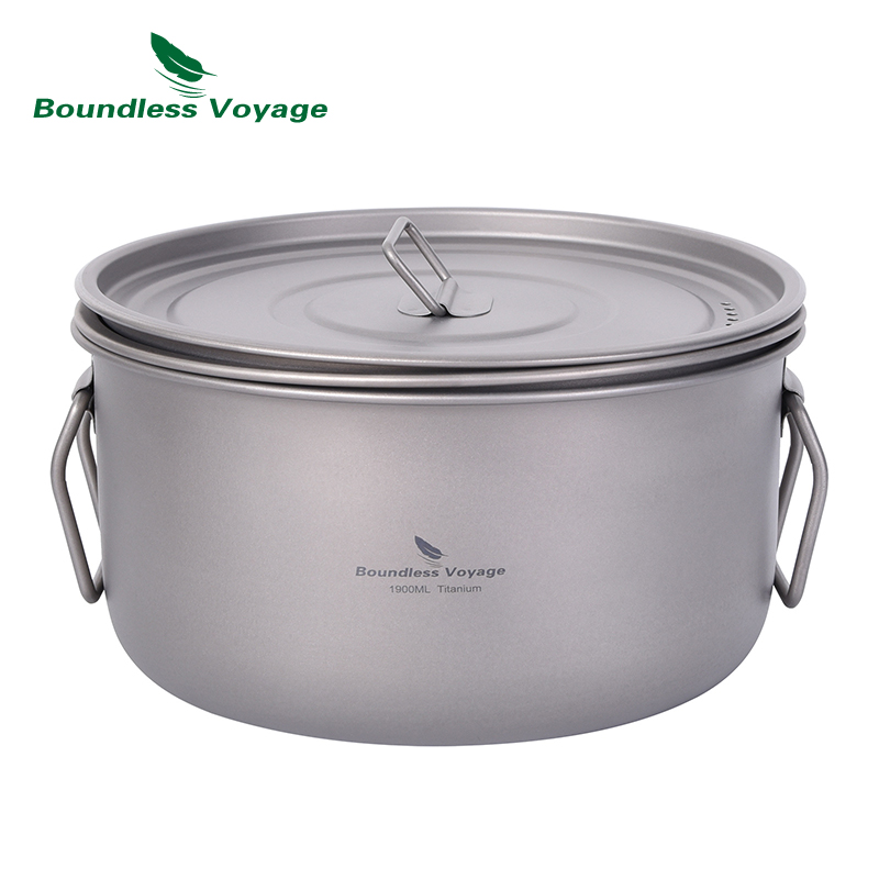 無限の航海-多機能調理鍋、チタン蒸し器、スープ鍋、蓋付きフラ - Camping Cooking Kitchen Set のレビューと価格